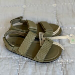 Cat & Jack Kids' Green Strap Sandals